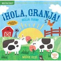 Cherry Tree Lane Toys ¡Hola, granja! / Hello, Farm! (Bilingual) Indestructibles! Waterproof Books