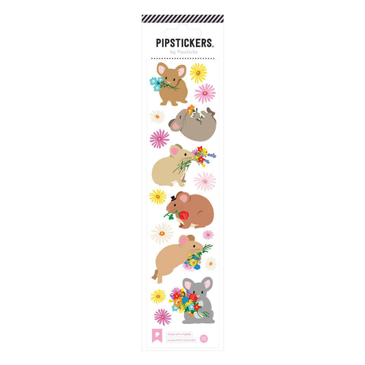 Picas With Posies Stickers