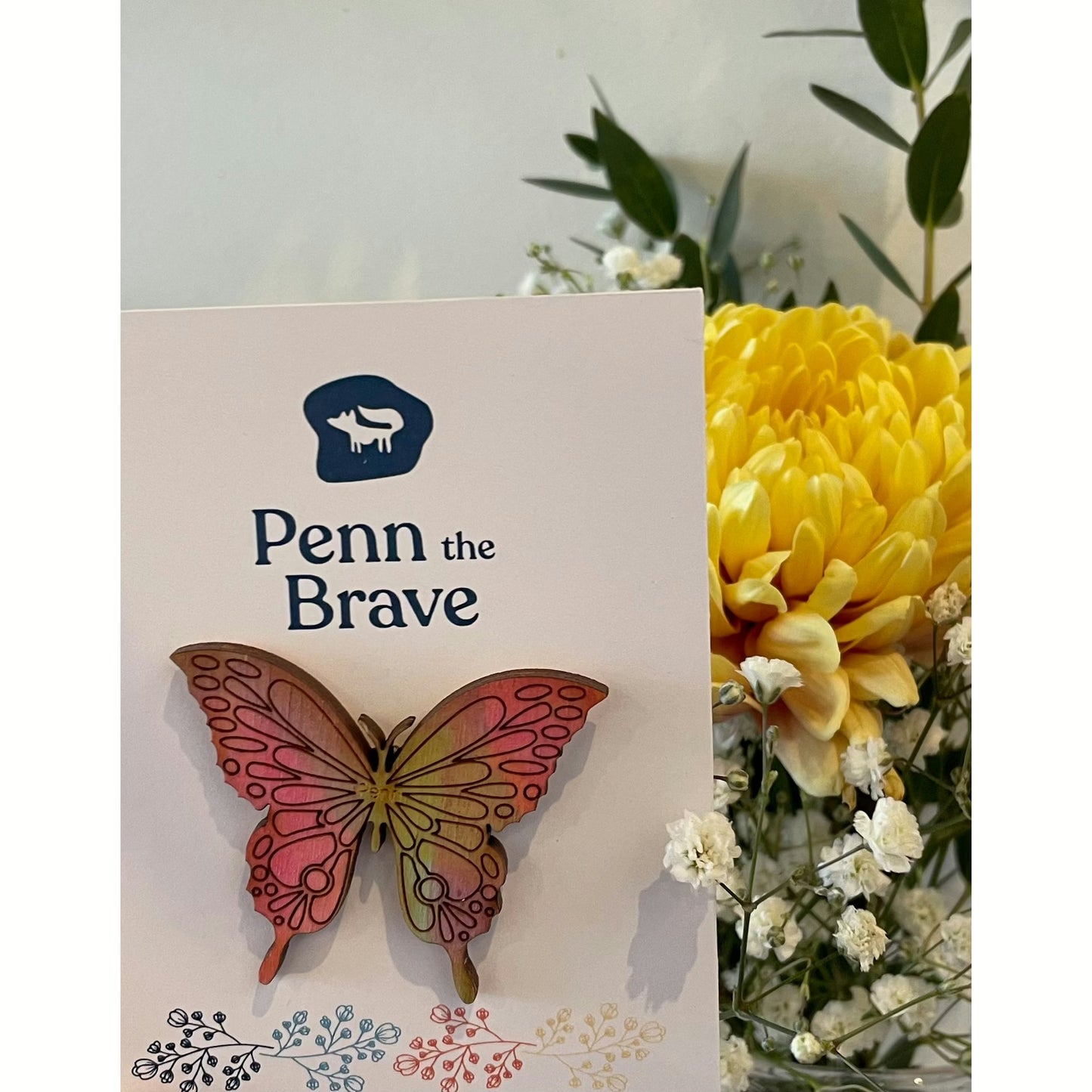 Penn the Brave Pin