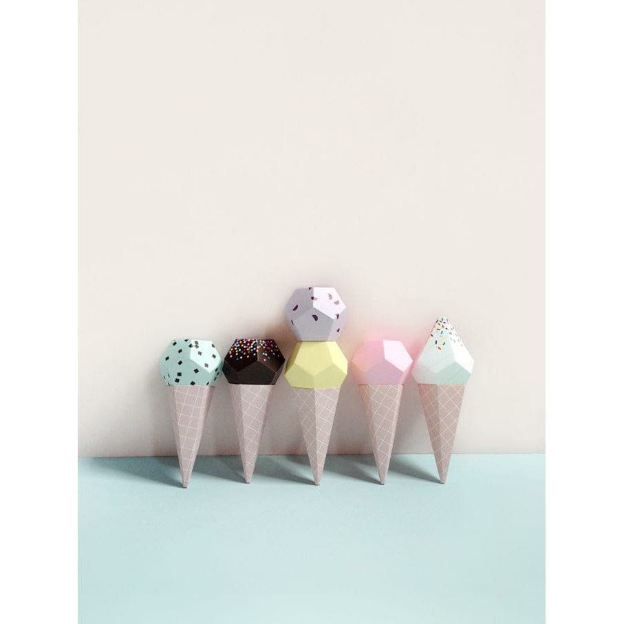 Moon Picnic Paper Ice Creams