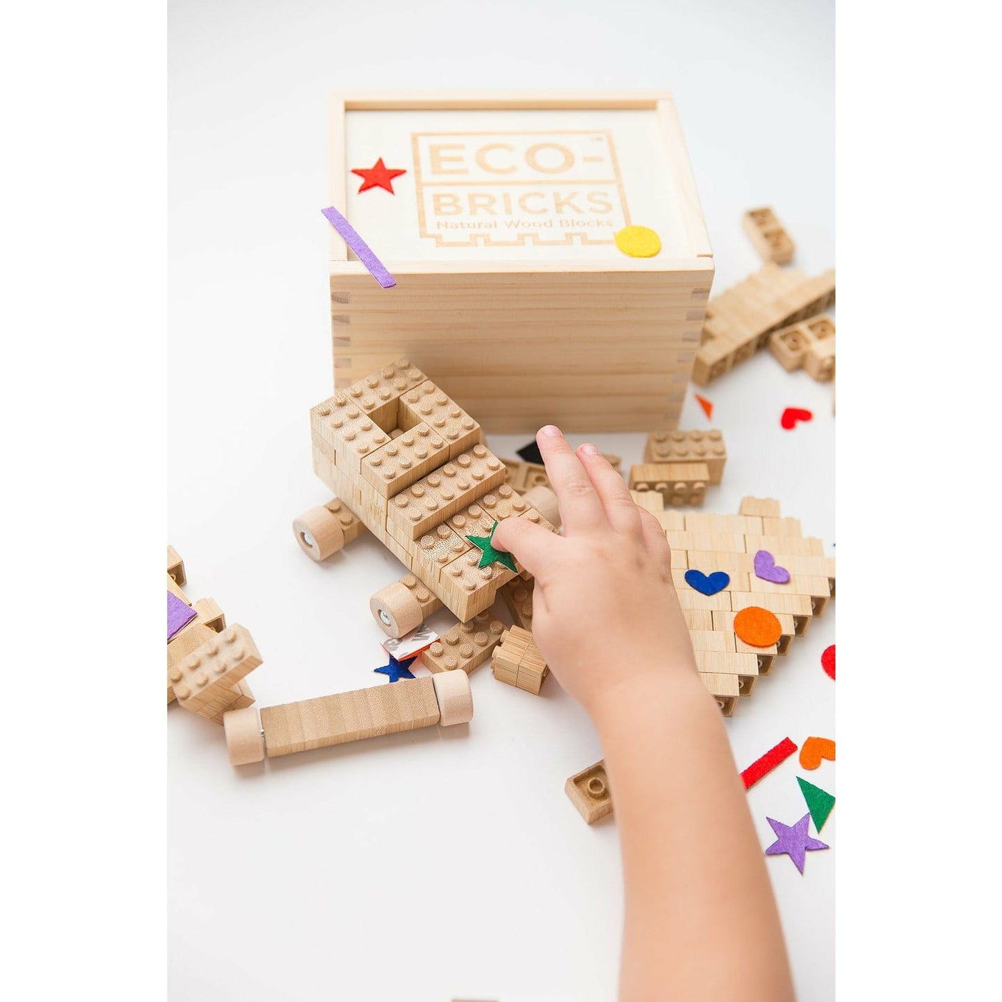 Once Kids Eco-bricks™ 45 Piece Bamboo
